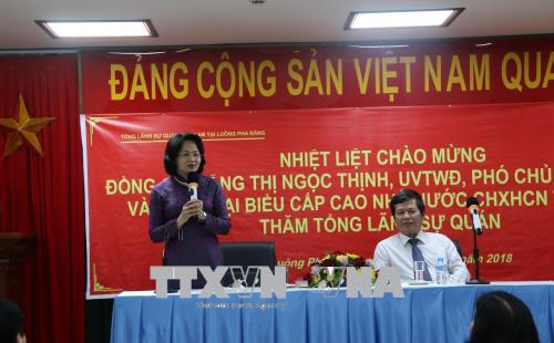 Phó Chủ tịch nước Đặng Thị Ngọc Thịnh kết thúc tốt đẹp chuyến thăm Lào ảnh 1